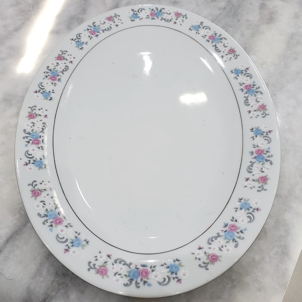 Dynasty Fine China Rapture Pattern Serving Platter